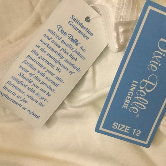 Dixie Belle Underwear 7 pair of Panties White Full Figure NEW Plus Queen Size 12 - Picture 6 of 10